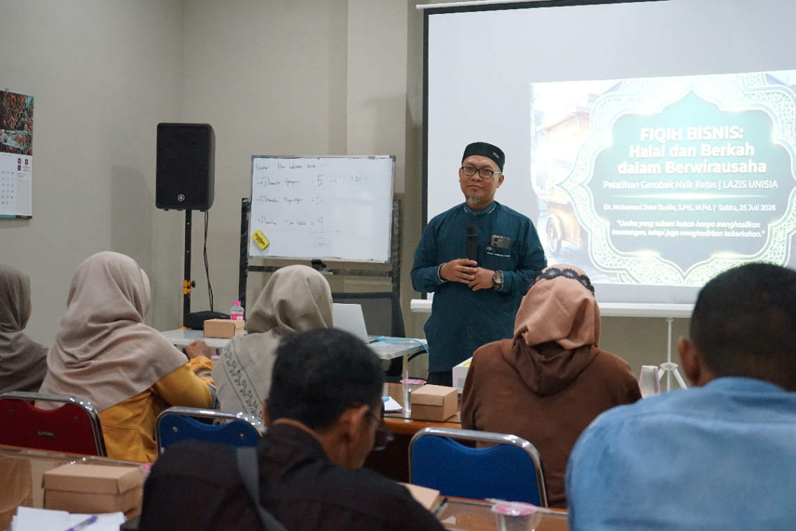 Lazis Unisia Bekali Peserta Gerobak Naik Kelas dengan Fiqih Bisnis Halal dan Berkah
